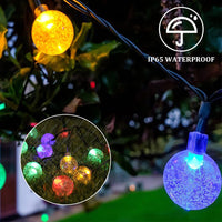 3 x RAW Customer Returns Solar fairy lights outdoor 11M 60 LED fairy lights outdoor 8 modes IP65 waterproof Christmas decoration outdoor solar lights lanterns for balcony terraces garden trees Christmas party decoration colorful  - RRP €43.89