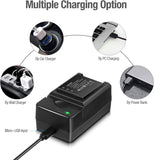 1 x RAW Customer Returns NP-BG1, ENEGON Battery 2-Pack and Fast Charger for Sony NP-BG1 NP-FG1 and Cyber-Shot DSC-W30 W35 W50 W55 W70 W80 W120 W150 W220 WX1 WX10 HX9V H7 H9 H10 H20 H70 H50 H55 H90 HX5V HX9V HX10V - RRP €25.99