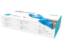 1 x RAW Customer Returns EUROPAPA 500x disposable gloves nitrile gloves powder-free examination gloves EN455 EN374 latex-free disposable gloves gloves available in sizes S, M, L XL blue, XL  - RRP €34.99