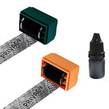 1 x Brand New Data protection roller stamp, roller stamp, 2 pieces security camouflage stamp, against identity theft stamp for rolling data protection roller stamp advanced stamp for privacy data protection - RRP €20.4