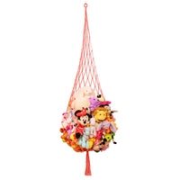 3 x RAW Customer Returns Macrame Stuffed Animal Net Hammock Small Plush Toys Large Corner Wall Hanging Organizer for Kids Bohemian Woven Decor Display Stuffed Animals Net - RRP €59.97