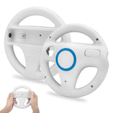 1 x RAW Customer Returns TechKen Pack of 2 Racing Steering Wheel for Wii Remote Control Compatible with Wii Kart, Racing Wheel for Wii Controller Plastic Game Steering Wheel for Wii Racing Games - RRP €16.13