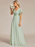 1 x RAW Customer Returns Ever-Pretty Women s Formal Dresses High Elasticity V-Neck A-Line with Slit Empire Style Mint Green 36 - RRP €72.99