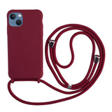 15 x Brand New 2NSPDRGNI Case with Necklace Compatible with iPhone 14,Neck Strap Rope Pendant Cover,Soft Silicone Red - RRP €306.0