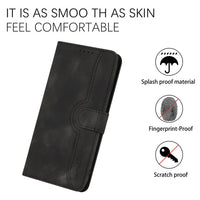 1 x Brand New Yiscase Mobile Phone Case for Samsung Galaxy A55 Case Magnetic Closure Premium PU Leather Flip Case with Card Slots Wallet Stand Function Shockproof Silicone Case Smile Leather Case - Black - RRP €8.05