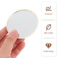 5 x Brand New Frcolor 24PCS Compact Round Mirror Mini Pocket Mirror Makeup Mirror Tools Random Color and Pattern  - RRP €91.95