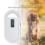 1 x RAW Customer Returns VBESTLIFE Portable Handheld Animal Chip Reader, Pet Microchip Scanner Universal RFID Reader for ISO11784 5, FDX-B, ID64 - RRP €35.28