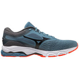 1 x RAW Customer Returns Mizuno Wave Prodigy 4 Road Running Shoes for Men, Blue Provincial Blue Black Soleil , 44.5 EU - RRP €120.0