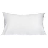 1 x RAW Customer Returns LULUSILK pillowcase, 100 pure silk, 16 momme, with concealed zipper, gentle on skin and hair, 1 piece 40 x 80 cm white - RRP €23.99