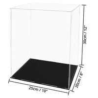 1 x RAW Customer Returns BELLE VOUS Transparent Acrylic Display Case 25 x 20 x 30 cm Large Dust-Proof Acrylic Display Case for Action Figures, Toys, Mini Figures, Collectibles and Models - RRP €26.99