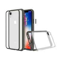 1 x RAW Customer Returns RhinoShield Case Compatible with iPhone XR Mod NX - Customizable Thin Protection with Shock Absorption Technology BPA Free Replacement Program - Gray - RRP €31.99