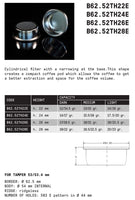 1 x RAW Customer Returns IMS Precision Filter Basket Compatible with 54mm Breville and Sage Express Espresso Machines, Bambino, Bambino Plus BES450, BES500, BES880, BES810BSS, BES860XL, BES870XL, BES878, 14-18g - RRP €23.28