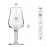 1 x RAW Customer Returns Krosno Whisky Tasting Glasses Set of 6 100 ML Epicure Collection Perfect for home, restaurants and parties Dishwasher safe - RRP €29.99