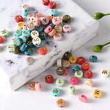 1 x Brand New Letter Beads, Colorful Beads, Flat Round Chocolate Alphabet Beads, DIY Handmade for Kids and Girls, for Necklaces Bracelets Jewelry Making - RRP €16.8