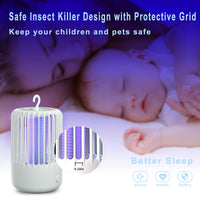 1 x RAW Customer Returns Electric Mosquito Net, Electric Mosquito Killer Lamp Insecticide Mosquito Killer with UV Light for Insects, Powerful USB Zapper Pest Control Traps for Indoor and Outdoor - RRP €33.99