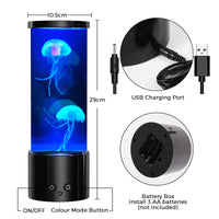 1 x RAW Customer Returns AONESY Lava Lamp Large Jellyfish Lamp - 17 Colors Setting Jellyfish Aquarium Lava Lamp, Home Office Room Desktop Decoration Night Light for Children Friends Lovers Birthday Gifts, Black - RRP €25.58