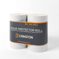 1 x RAW Customer Returns CRINSTON Garage Wall Protection Pack of 2, 2m Long Each Extra Shockproof Self-Adhesive - Car Door Edge Protection White Water-Repellent Surface. - RRP €20.93