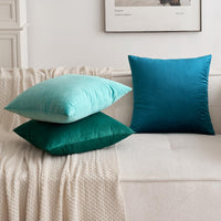 1 x RAW Customer Returns MIULEE Set of 2 VELVET Cushion Covers Pillow Case Decorative Throw Pillows Sofa Cushions Lumbar Cushions Throw Pillow Cover with Hidden Zipper Sofa Bedroom 12x20 Inch 30x50 cm Malachite Green - RRP €13.99