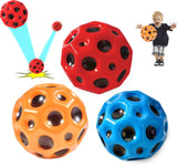 1 x Brand New AIZQYC 3 Pieces Moon Bouncing Ball, 7CM PU Bounce Ball Toy, Rubber Astro Jump Ball for Stress Relief, Perfect Party Gift for Kids. - RRP €19.2