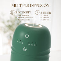 1 x RAW Customer Returns SALUBRITO Wireless Diffuser for Aroma, Wireless Diffuser for Essential Oils, Rechargeable Fragrance Oil Diffuser Battery Operated, Diffuser Essential Oils Battery for Car Office Home, Green - RRP €20.16