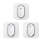 1 x RAW Customer Returns X-Sense wireless networkable smoke detector WLAN, fire alarm with voice output alarm and location, replaceable battery, transmission range of 500 m, XP02S-MR, 3 pieces - RRP €89.99