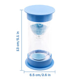 1 x Brand New 10 Minute Hourglass, Hourglass for Kids, Clock Timer Can Be Used in Classroom, Kitchen, Apartment, Office and Decorative Blue  - RRP €19.2