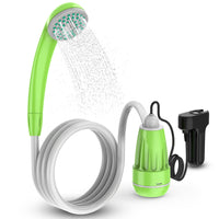 1 x RAW Customer Returns Eletorot camping shower with pump, camping shower for shower tent, mobile shower for camping outdoor garden car, USB rechargeable battery with 1.8m hose - RRP €39.99