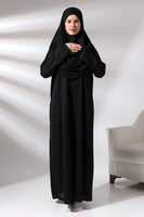 1 x RAW Customer Returns ihvan online, Muslim Dresses for Women, One Piece Long Sleeve Islamic Prayer Dress, Black, XXX-Large-6X-Large - RRP €30.04