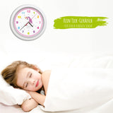 1 x RAW Customer Returns Isabel Iven Designer wall clock for children with unicorn - Silent colorful children s wall clock, diameter 30 cm, easy to hang, wall clock for boys and girls, learning clock for children by designer - RRP €24.95