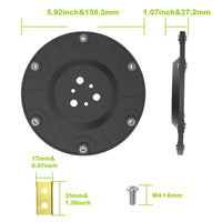 1 x RAW Customer Returns Evenlinkics robotic lawn mower accessories-6 lawn squeegees, robotic lawn mower blade discs, compatible with Worx S M up to 2020 , Landxcape, Kress and Einhell robotic lawn mowers. - RRP €24.19