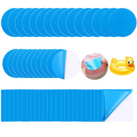 1 x RAW Customer Returns Self-adhesive repair patches pool, pool patches, pool patches self-adhesive, pool patches self-adhesive underwater, repair pool patches for waterbeds, inflatable sofas pools 70 pieces 60PC  - RRP €7.67