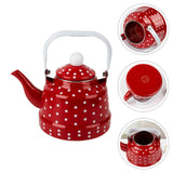 3 x Brand New jojofuny Porcelain Enameled Teapot with Ceramic Handle Enameled Teapot Kettle for Whistling Water 1. 1L - RRP €98.61