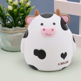 1 x RAW Customer Returns Piggy Bank for Kids Cute Cartoon Cow Piggy Bank Vinyl Piggy Bank Money Box Saving Box for Boys and Girls Kids - RRP €22.5