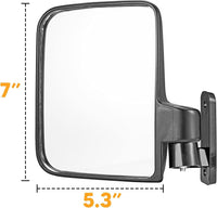 1 x RAW Customer Returns TINMAGI Club Car Side Mirror, Golf Cart Mirror, Convex Rear View Mirror No Drilling, Folding Side Rear View Mirror, for Club Car DS Precedent EZGO TXT RXV Yamaha - RRP €32.4