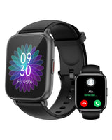 1 x RAW Customer Returns RUIMEN Connected Watch for Men Women with Bluetooth Call Smartwatch with Pedometer Heart Rate Monitor Oximeter Sport Watch for iPhone Android Waterproof IP68 Notification Weather Stopwatch Black - RRP €39.99