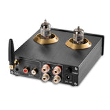 1 x RAW Customer Returns Tube amplifier with Bluetooth - Nobsound 50W 50W dual-channel power amplifier with 3.5mm jack stereo L R RCA input, TPA3116 Class D HiFi amplifier digital audio amplifier - RRP €89.99