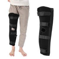 1 x RAW Customer Returns Knee Immobilizer, Adjustable Knee Immobilizer Lightweight Steel Sheet Knee Support Leg Stabilizer Support with Splint for Arthritis, ACL, PCL, S  - RRP €36.77