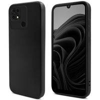 5 x Brand New Moozy Lifestyle. Case for Xiaomi Redmi 10C, Black - Premium Silicone Mobile Phone Case Protective Case with Matte Finish and Soft Microfiber Lining, Phone Cover Case - RRP €64.9