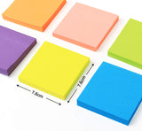 1 x RAW Customer Returns Agoer 10 pieces sticky notes 76 x 76 mm, Super Sticky Notes self-adhesive sticky notes Sticky Notes sticky notes colorful notes colored notepads for office home, 1000 sheets in total, 10 colors - RRP €10.93