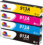 1 x RAW Customer Returns Clorisun 913A Multipack Compatible for HP 913A Printer Cartridges HP 913A Black Cartridges for HP PageWide Pro 477dw 477dn 377dw 377dn 352dn 452dn MFP 477dw MFP 552dw 577dw 577z P55250dw - RRP €100.84