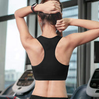 1 x RAW Customer Returns HBselect Women s Sports Bra Comfortable Seamless Material Removable Pad for Gym Yoga Dancing - RRP €23.18