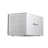 1 x RAW Customer Returns Yottamaster Aluminum 4 Bay RAID Enclosure, External RAID USB3.0 SATA Hard Drive Enclosure for 4 X3.5 2.5 hard drives, Support RAID 0 1 3 5 10 SPAN JBOD , EU Plug- Hard Drive Not Included - PS400RU3 - RRP €169.99