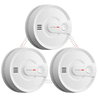 1 x RAW Customer Returns X-Sense smoke detector networked 10 year battery, networked fire detector with a transmission range of over 250 m, SD20-W, set of 3 - RRP €78.99