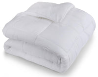 1 x RAW Customer Returns Utopia Bedding summer blanket 220 x 240 cm, all-year-round duvet, lightweight duvet with polyester filling, microfiber sleeping blanket white  - RRP €28.93