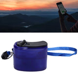 1 x RAW Customer Returns Pssopp USB Crank Charger Portable USB Crank Phone Emergency Charger Emergency Power Supply for Cell Phone for Outdoor Hiking Camping Blue  - RRP €11.76