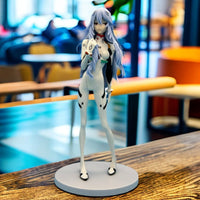 1 x RAW Customer Returns Gensly Anime Figures Rei Ayanami Figures Ayanami Rei Action Figure PVC 22cm Long Hair Version Decoration Collection - RRP €10.07