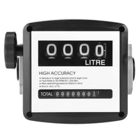 1 x RAW Customer Returns Counter with internal thread, mechanical fuel meter, digital diesel fuel flow meter, oil meter with LCD digital display, for gasoline kerosene counter - RRP €56.79