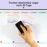 1 x RAW Customer Returns MCCORL Magnetic Weekly Planner Wipeable, Family Planner Magnetic Board for Refrigerator, perfect as household planner, hourly planner, meal planner or to-do list 42 28cm in German - RRP €17.99