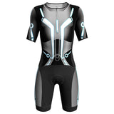 1 x RAW Customer Returns Lo.gas Men s Trisuit Short Sleeve Triathlon Suit for Ironman Races and Triathlon Competitions - High Quality Triathlon Suit for Men, Blue L - RRP €65.99