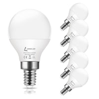 1 x RAW Customer Returns LOHAS E14 LED lamp, 5.5W LED light bulb E14, equivalent to 40W light bulb, warm white 3000K, 500 lumens, not dimmable, P45 SES E14 LED lamps, 240 beam angle, energy saving lamp, 6 pieces - RRP €12.1